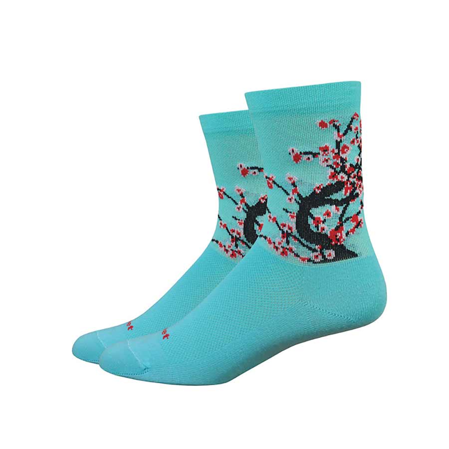 DeFeet Aireator 4" Socks Neptune/Black/Red S