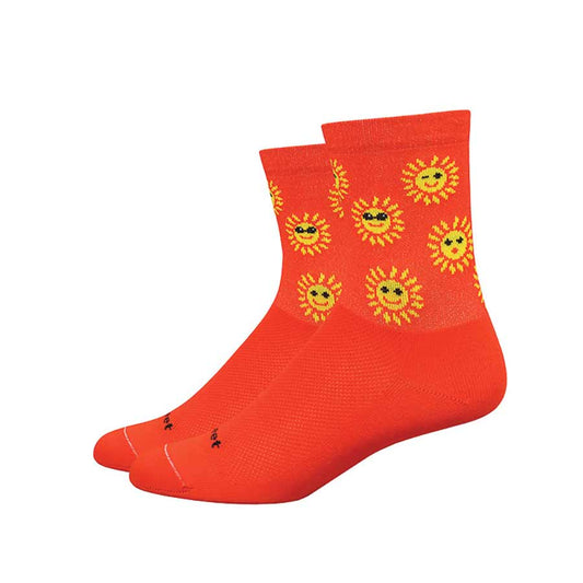 DeFeet Aireator 4" Socks Poinciana/Yellow S