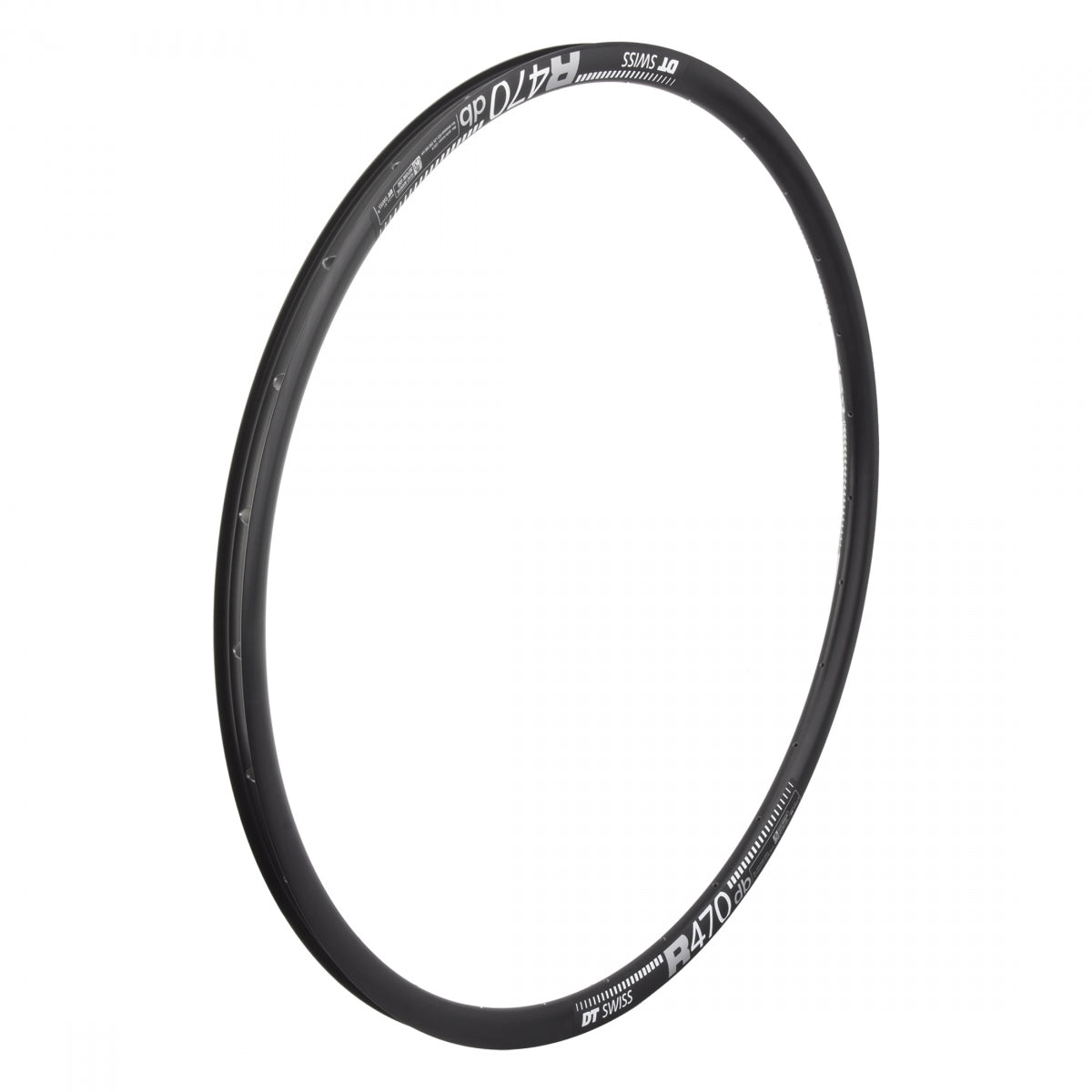 RIM DT 700C 622x20 R470 28 BK/DISC SLEEVED 450g OEM