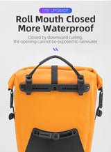 Deluxe Large Capacity Bicycle Saddlebag in Various Colours