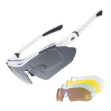 Slim Polarized Sports Sunglasses with 4 Lenses
