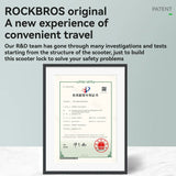 ROCKBROS U-Lock and Cable Scooter Bike Lock