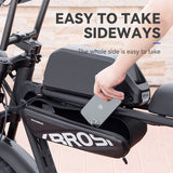 ROCKBROS E-Bike Bag top Tube Front Frame Bag Black Waterproof 4.5L Beam Storage Package
