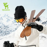 Qunature Anti-Fog Cylindrical Ski Goggles Double-Layer Lenses UV400 Protection