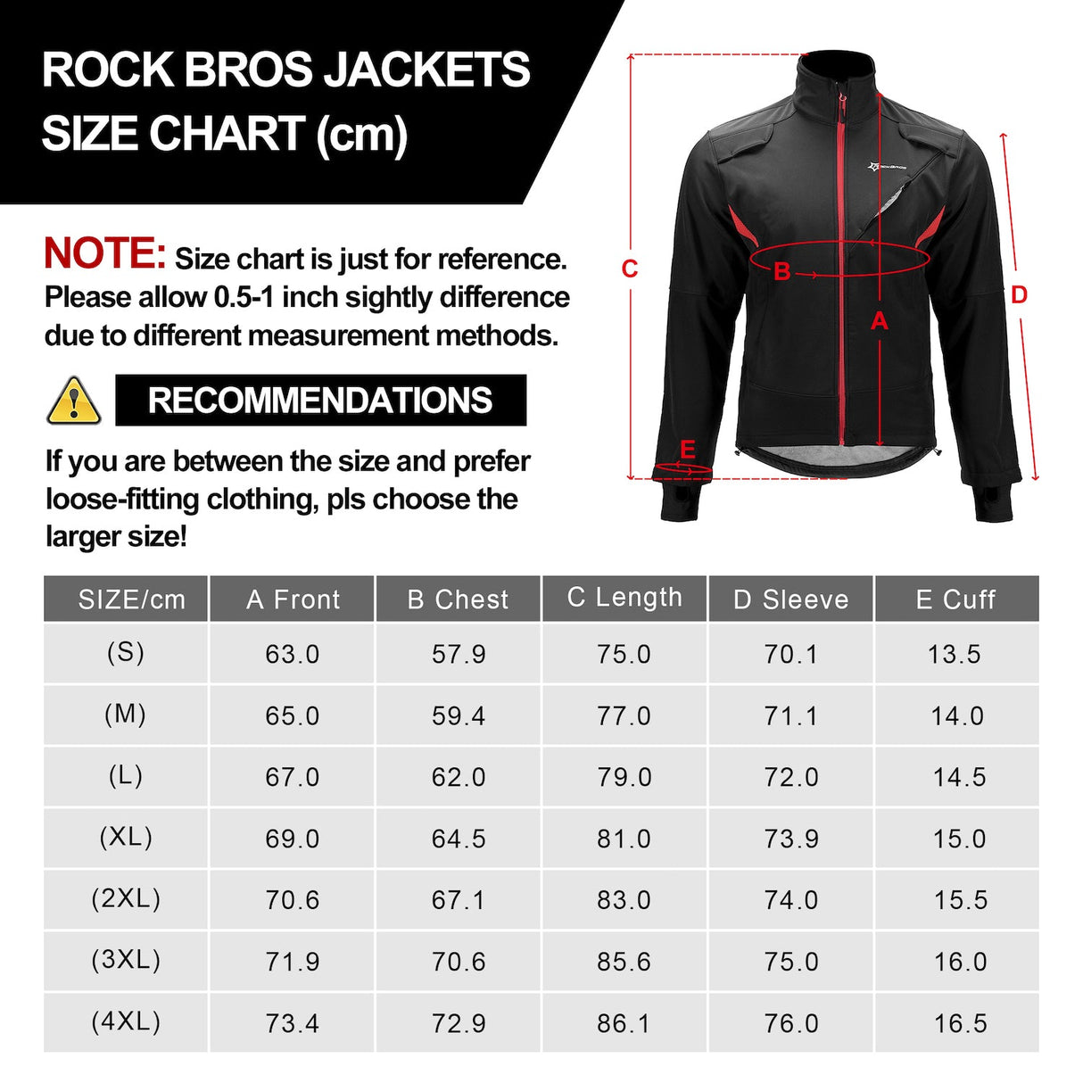 Winter Cycling Jacket Fleece Thermal Warm Windproof Water-Resistant