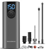 ROCKBROS A8 Electric Bike Pump 150 Psi Inflator Portable Air Compressor 2*2600 mAh