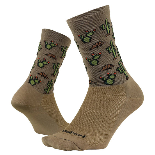 DeFeet Aireator 6" Cactus Socks 12+ Tan