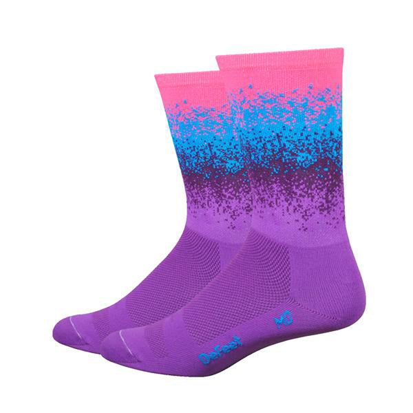 Aireator 6" Ombre Socks, 9.5-11.5, Purple