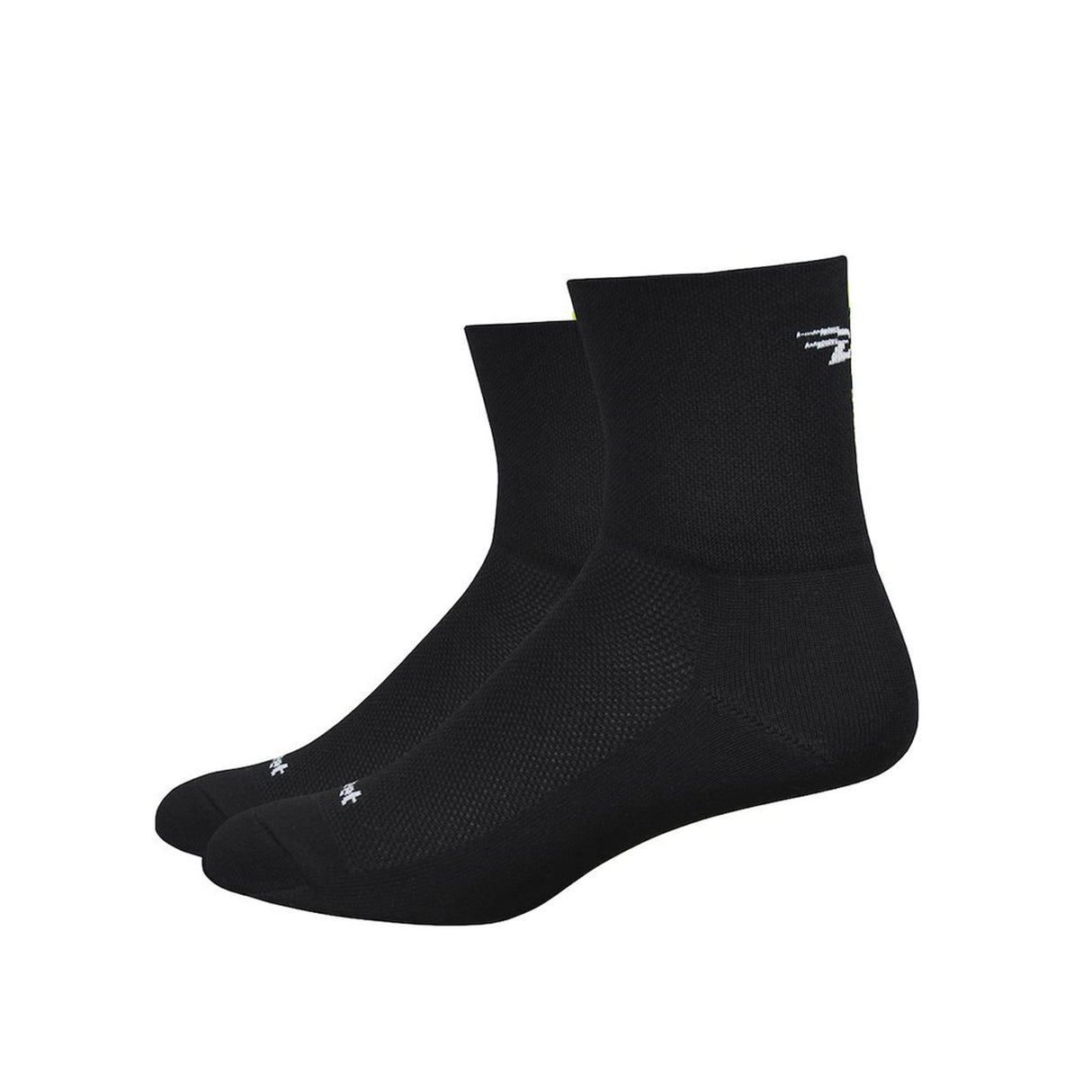 Aireator 3" D-Logo Socks, 9.5-11.5, Black