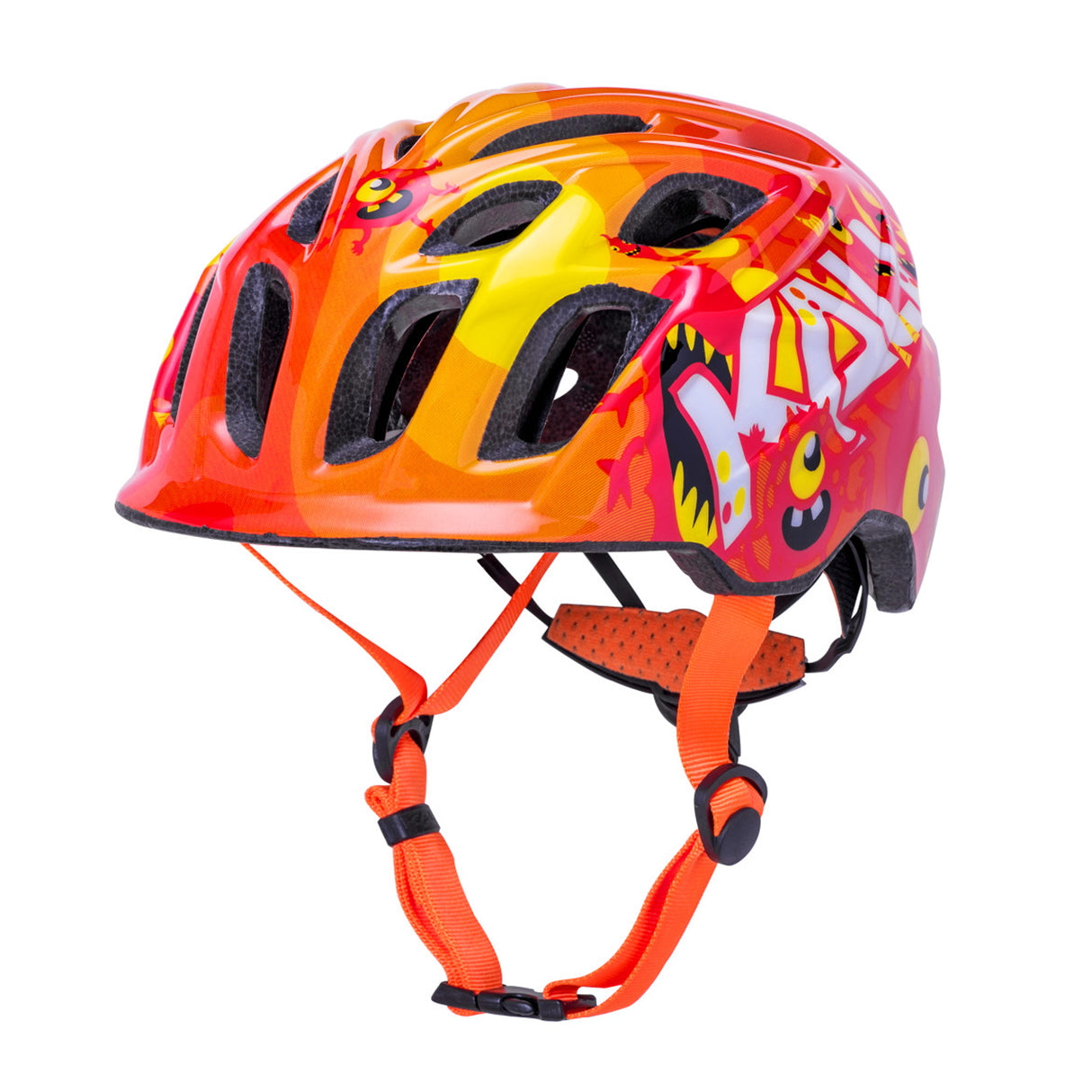 Chakra Child Helmet, X-Small, Monsters Orange
