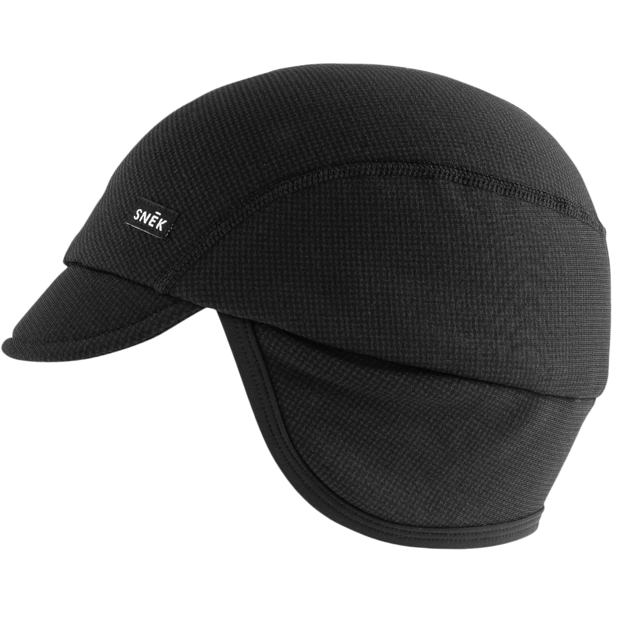 Snek Hardface Fleece Winter Cap Black S/M