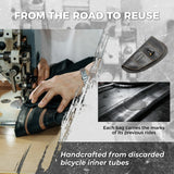 Sustainable Eco-Friendly Recycled Tire Bike Frame Bag 0.5L ROAD TO SKY