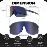 ROCKBROS Cycling Sunglasses Photochromic Polarized Sports Glasses UV400 Unisex