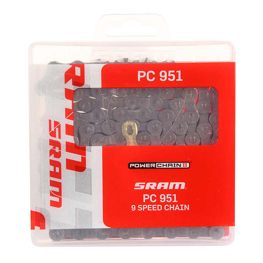 SRAM PC-951 Chain - 9-Speed 114 Links Gray