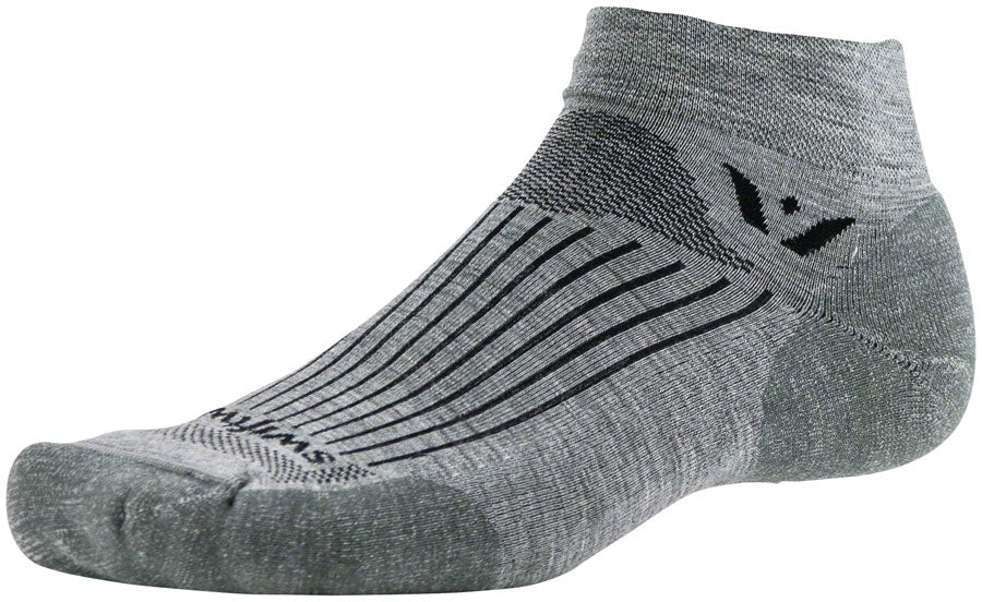 Swiftwick Pursuit Ankle Socks - Heather Small