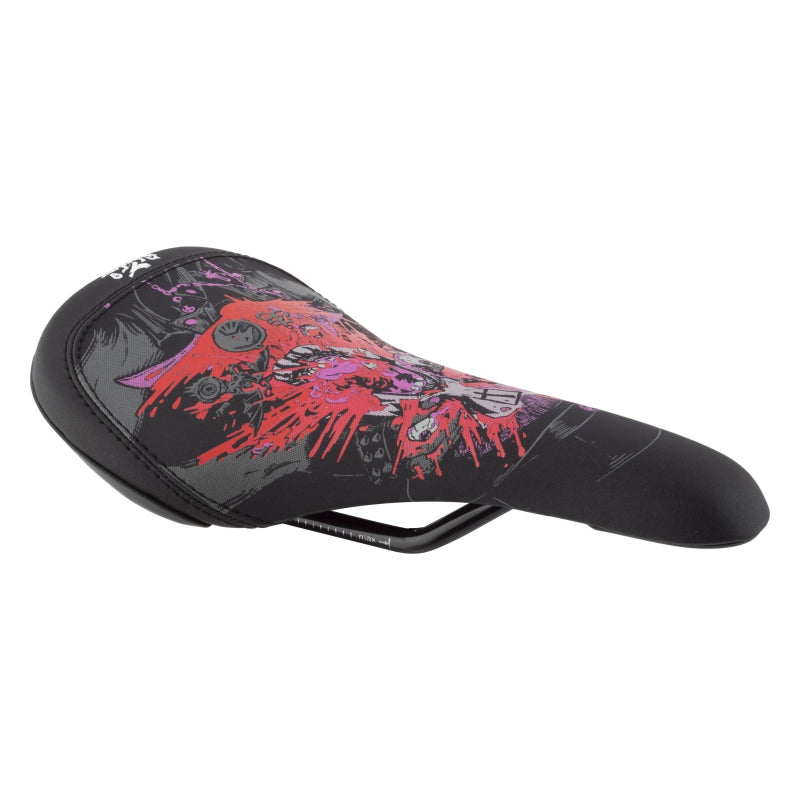 The shadow conspiracy Penumbra Jones Series 10 Saddle BMX Chromoly Vinyl Black/Red/Pink 234mmx143mm 246g