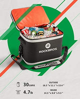 ROCKBROS Portable Soft Cooler Bag 30 CAN Insulated Leak Proof Soft Pack Coolers