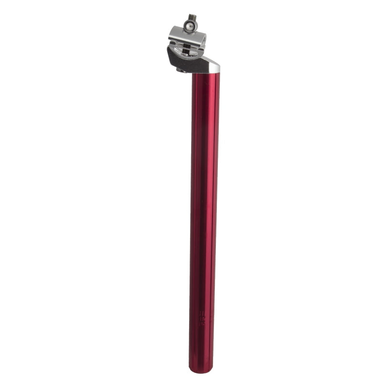 Black ops Fluted Seatpost  27.2mm 350mm Red Alloy 25mm