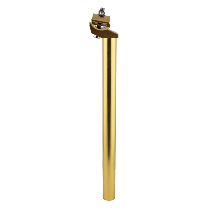 Black ops Alloy Anodized Seatpost  25.4mm 350mm Gold Alloy 25mm