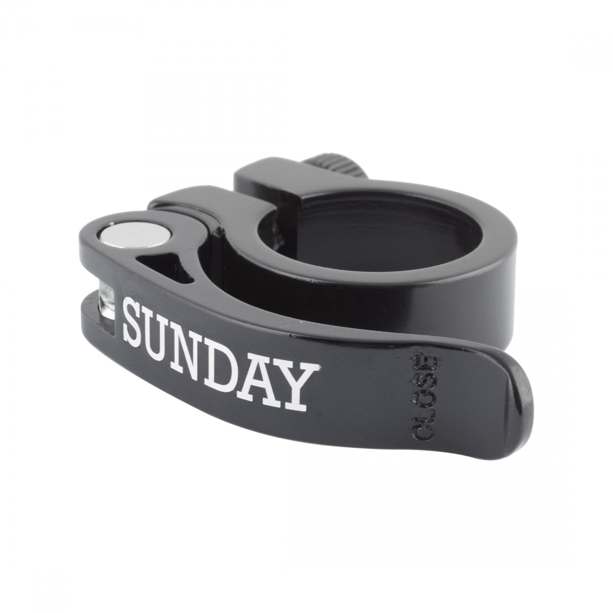 SEATPOST CLAMP SUNDAY QR 28.6 f/25.4-POST BK BK
