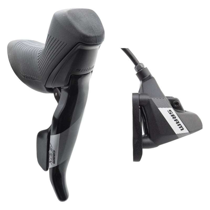 SRAM Apex Shift/Brake Lever Hydraulic Disc Brake Caliper - Right/Rear 12-Speed DoubleTap Flat Mount 20mm Offset BLK D1