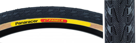 Panaracer Pasela Tire - 700 x 38 Clincher Wire Black/Amber