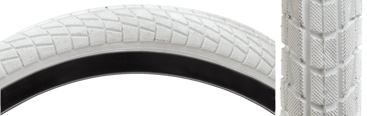 TIRE SUNLT 18x2.0 WH/WH KONTACT K841 WIRE
