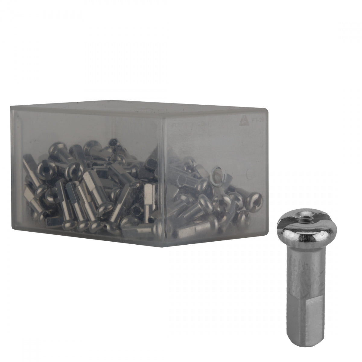 SPOKE NIPPLE DT BRASS 2.0x14mm SL BXof100