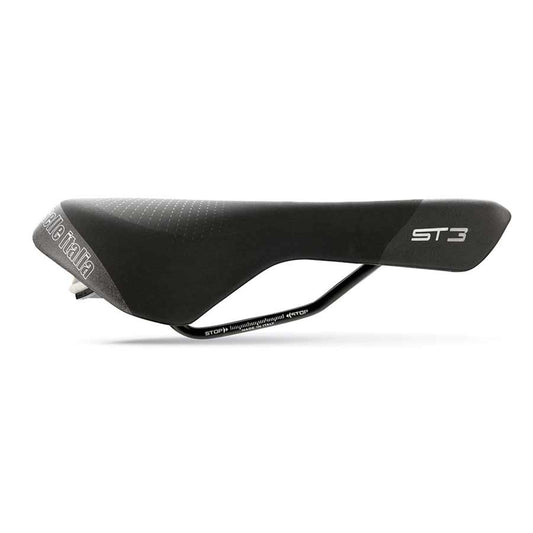 Selle Italia ST 3 SuperFlow Saddle 270 x 160mm 406g Black/Hi-Viz