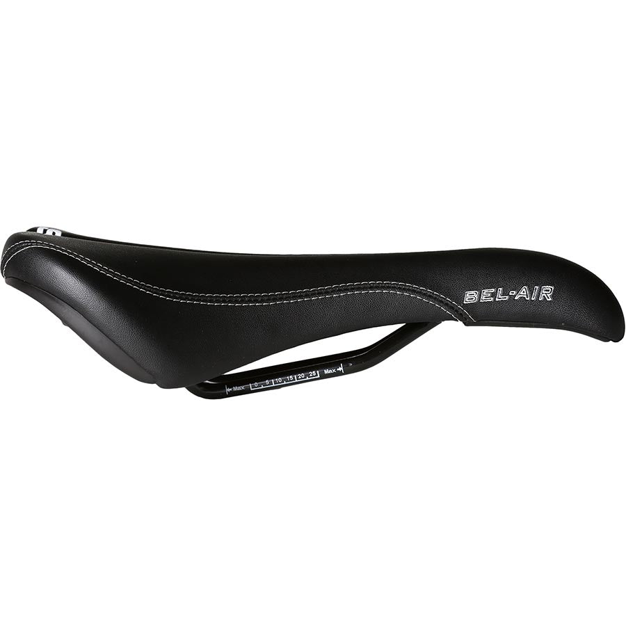 SDG Bel-Air RL Saddle Steel Rail - Black/Black