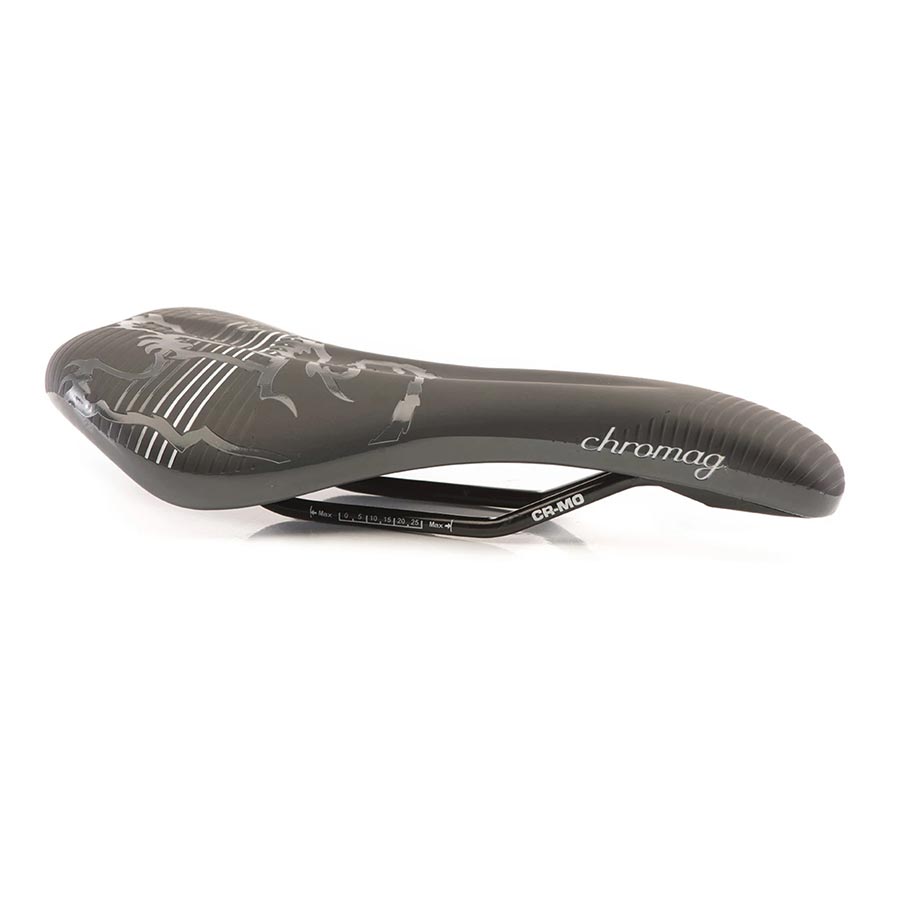 Chromag Juniper Saddle CrMo Rails - Black