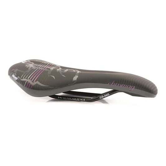 Chromag Juniper Saddle 269 x 141mm Women 283g Black/Purple