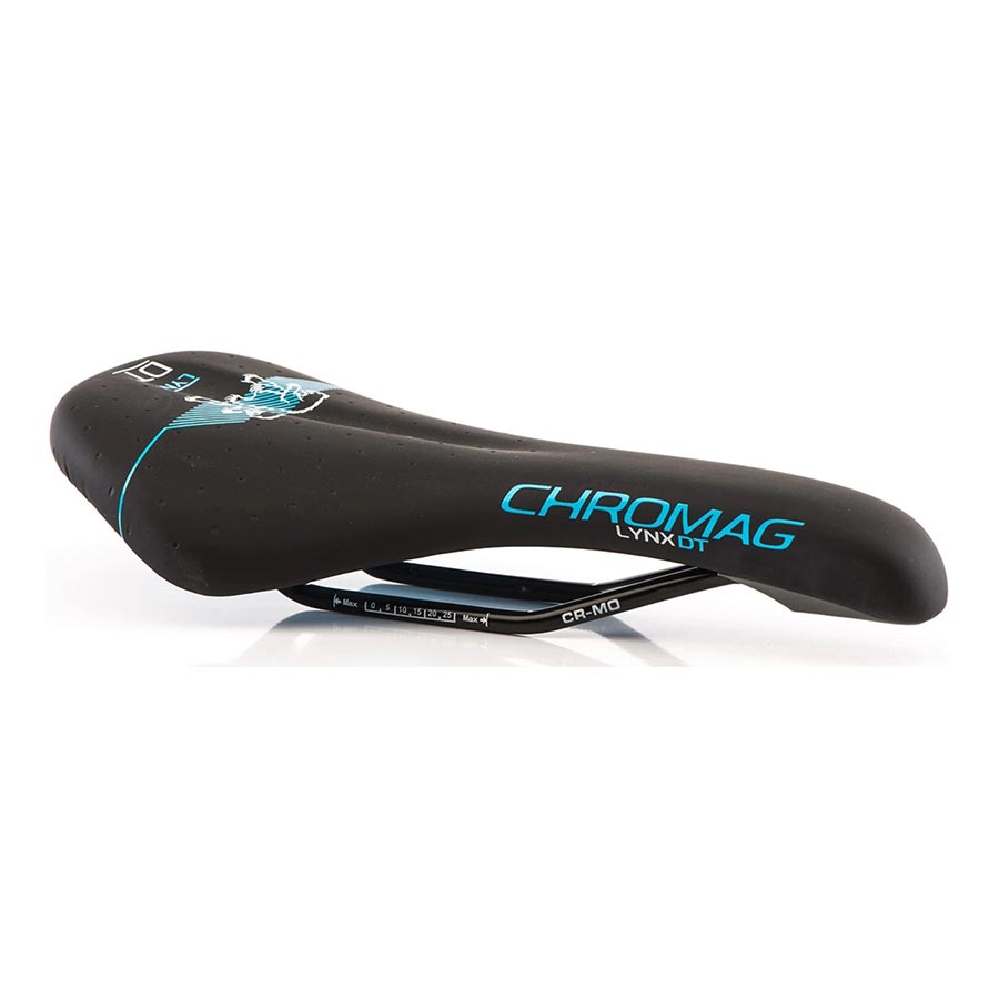 Chromag Lynx DT Saddle 280 x 135mm Unisex 292g Black/Blue