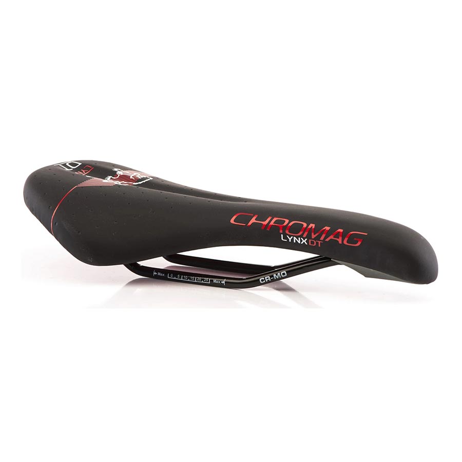 Chromag Lynx DT Saddle 280 x 135mm Unisex 292g Black/Red