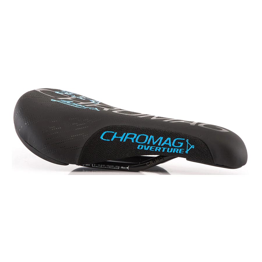 Chromag Overture Saddle 243 x 136mm Unisex 279g Black/Blue