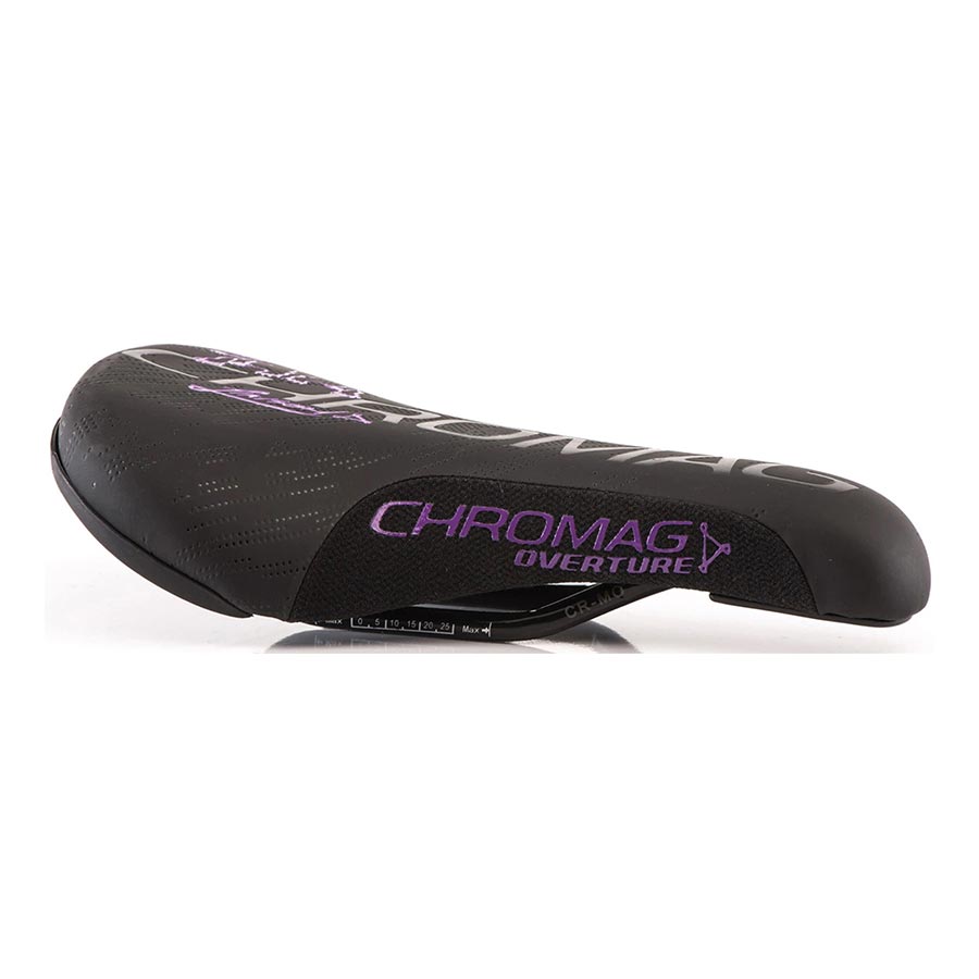 Chromag Overture Saddle 243 x 136mm Unisex 279g Black/Purple