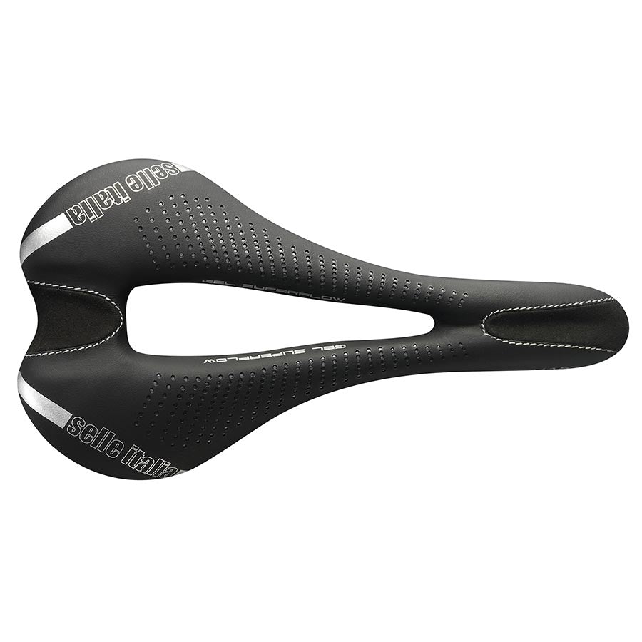 Selle Italia Max SLR Boost Gel Ti 316 Superflow Saddle 248 x 155mm Unisex 218g Black