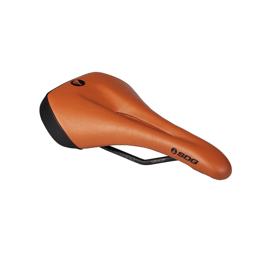 SDG Allure V2 Saddle Lux-Alloy Rails Brown/Black