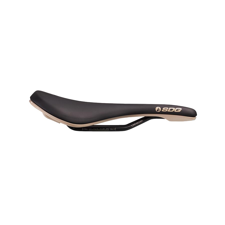 SDG Bel-Air V3 Overland Saddle Lux-Alloy Rails Black/Tan