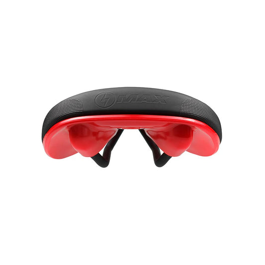 SDG Bel-Air V3 Max Saddle Lux-Alloy Rails Black/Red