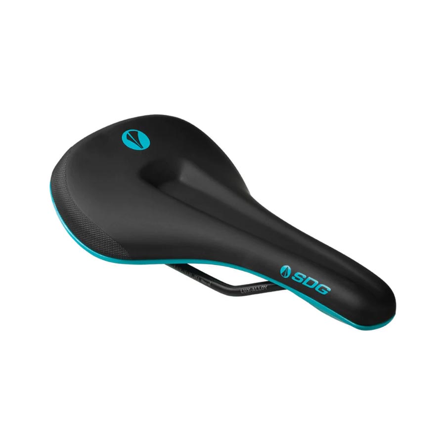 SDG Components Bel-Air V3 MAX Saddle 260 x 140mm Unisex 255g Black/Turquoise