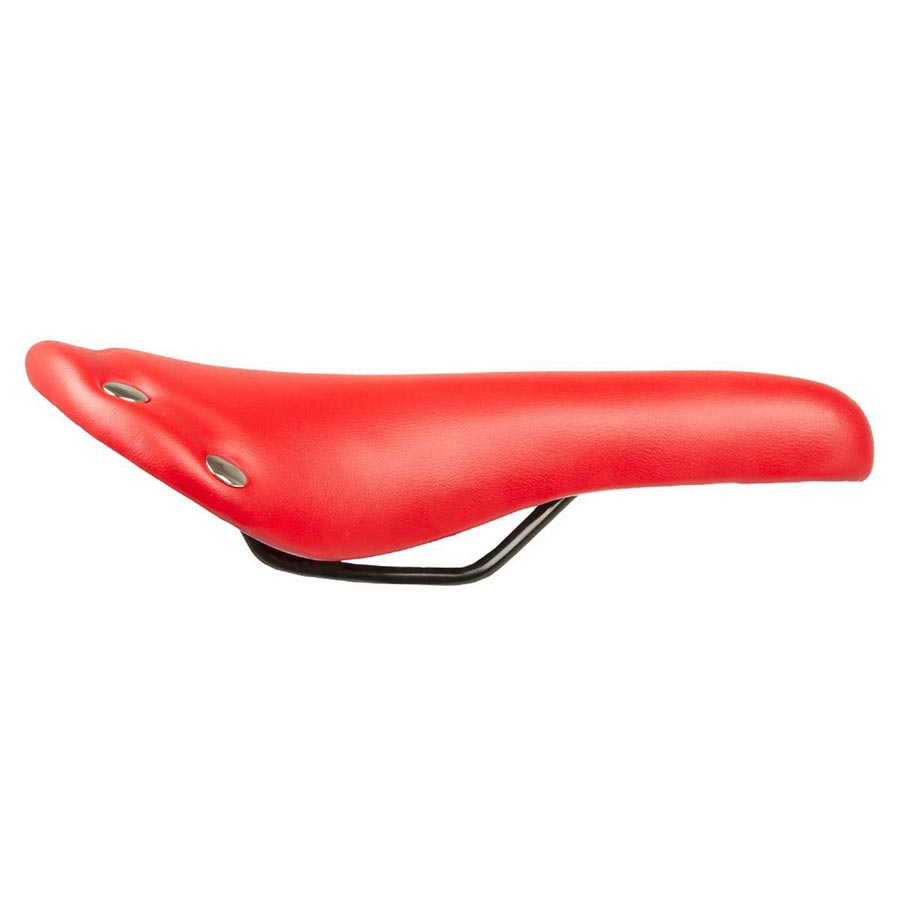 Ventura Rivets Saddle 278 x 150mm Unisex 297g Red
