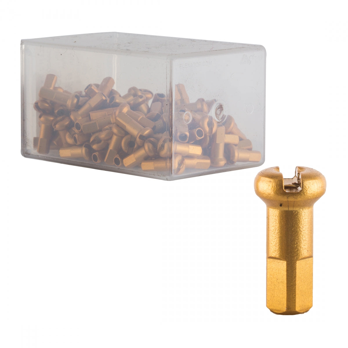 SPOKE NIPPLE DT ALY 2.0x12mm GD BXof100