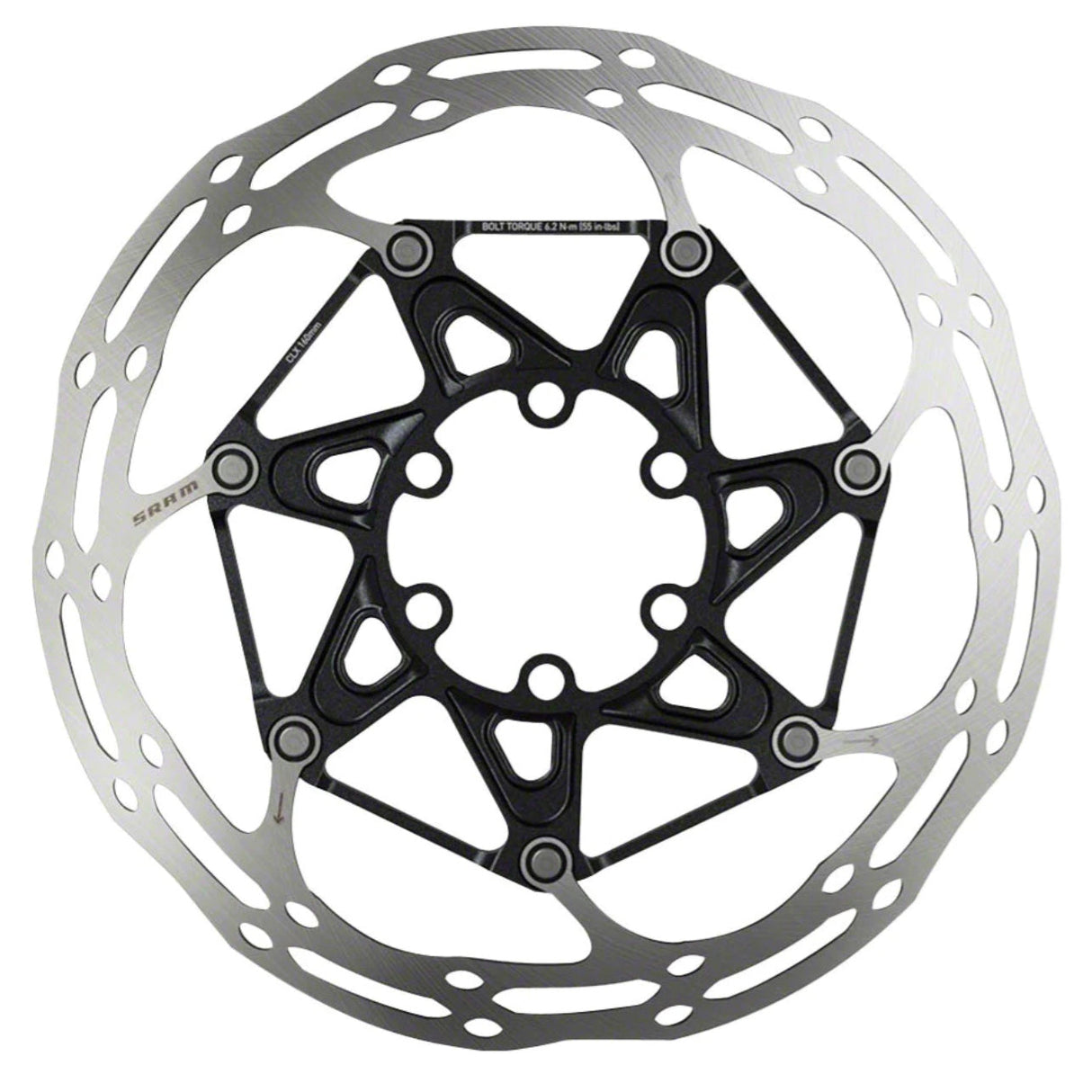 SRAM Centerline 2 Piece Rounded Disc brake rotor ISO 6B 140mm