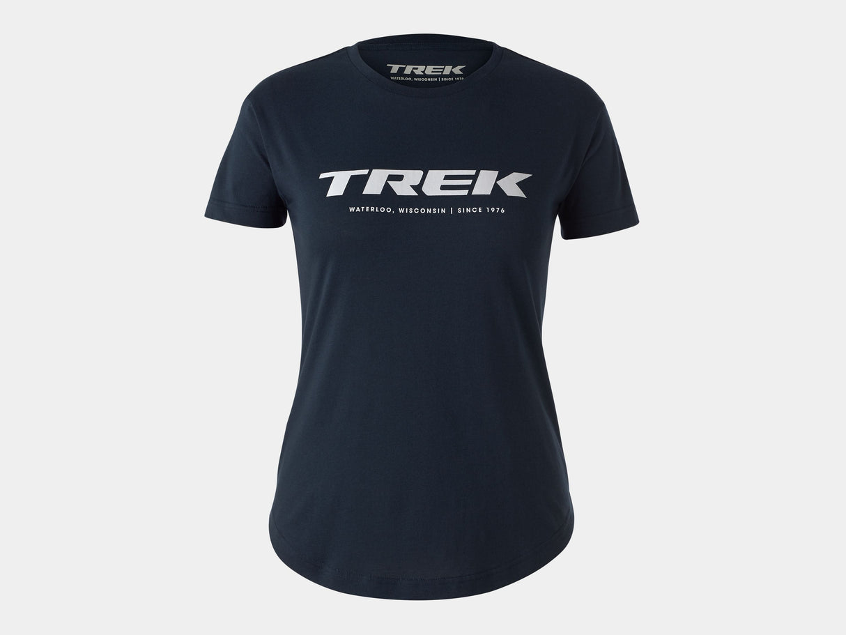 Trek Original Logo Tee Women Medium Navy Shirt