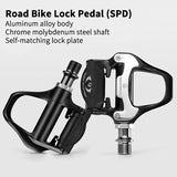 ROCKBROS Self-Lock Road Bike Pedals with Shimano SPD-SL/Look KEO Cleat System (Pair)