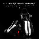ROCKBROS Cycling Shoe Covers Thermal Toe Cover Warmers Waterproof Bike Overshoes
