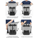 Deluxe Large Capacity Bicycle Saddlebag in Various Colours