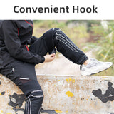 ROCKBROS Warm Knee Pads Winter Leg Covers Fleece Thermal Windproof Reflective