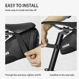 ROCKBROS 1.5L Waterproof Bicycle Saddle Bag - Durable, Reflective, Easy Install
